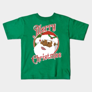 Black Santa Claus Kids T-Shirt